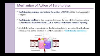 Sedative and Hypnotics Barbiturates Mechanism of action Uses [upl. by Mclaughlin300]