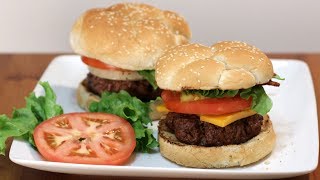 How to Make a Juicy Hamburger  Easy Homemade Hamburger Recipe [upl. by Quenby290]