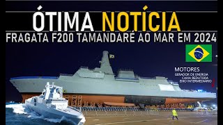 Lançamento em mar da Fragata F200 TAMANDARÉ para 2024 [upl. by Silin313]