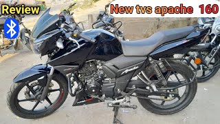 tvs Apache all black new 3 features Apache 160 2V mileage price features full review [upl. by Jakob]