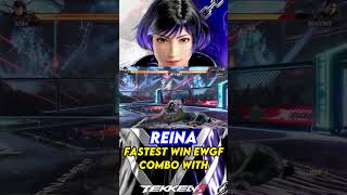 Reina Fastest Win EWGF Combo with [upl. by Felizio82]