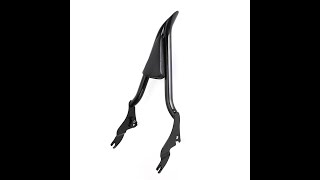 22quot Sissy Bar Backrest  Harley CVO Road Glide  Touring Road King  Road Glide  Street Glide 0922 [upl. by Ahsiuqal]