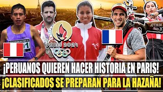 ¡QUIEREN HACER HISTORIA ESTOS SON LOS DEPORTISTAS PERUANOS QUE IRAN POR EL ORO EN PARIS 2024 [upl. by Clotilda]