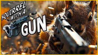 Squirrel with a Gun  ESQUILO COM ARMA COMO ASSIM [upl. by Shanley]