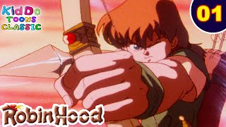 Robin Hood Ep 01  Birth Of The Hero  New Animated Story  Hindi Cartoon Story Kiddo Toons Classic [upl. by Nonahs]