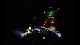 Star Trek Bridge Commander Akira class vs DDeridex and Valdore [upl. by Nomannic]