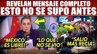 MARTES BOOM ESTO NO SE DIJO ¡DISCURSO COMPLETO DE CLAUDIA ALAZRAKI TRUENA VS LA PRESIDENTA [upl. by Nikkie672]