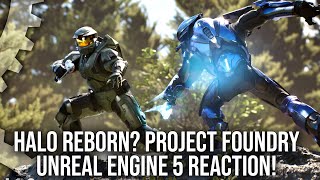 DF Direct Special Halo Evolved Project Foundry Demo  Studio Changes Reaction [upl. by Einahpet]