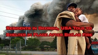 Evacuation in Conyers GA after Bio lab fire [upl. by Latona458]