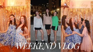 WEEKEND VLOG🩰🩵  seeing the ballet Serenade  bday party [upl. by Hullda503]