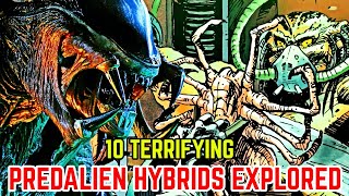 10 Unnaturally Horrifying PREDALIEN Hybrid Variants  Explained [upl. by Odoric]