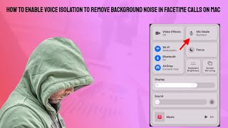 How To Enable Voice Isolation to Remove Background Noise in FaceTime Calls on Mac [upl. by Dianemarie]