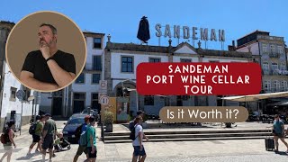 Sandemans Port Wine Cellar Tour Honest Review  Vila Nova de Gaia Portugal portwinecellars [upl. by Pickford]