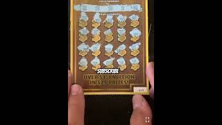 Gold Bar “Double The Prize” scratchtowincash [upl. by Ahsercul]