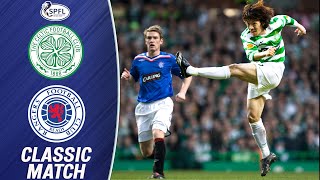 Nakamura Scores Old Firm Screamer Celtic 21 Rangers 16042008  SPFL Classics [upl. by Anaibib]