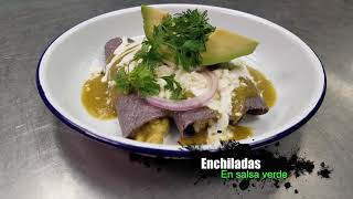 Como hacer una Enchiladas en salsa verde con el Chef Mexicano Saul Montiel S1 E1 [upl. by Aniloj]