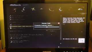 BIOS UEFI update ASRock AM1HITX [upl. by Thomson224]