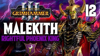 Defender of Ulthuan  Malekith 12  SFO Grimhammer 3  Total War Warhammer 3 [upl. by Aititil]