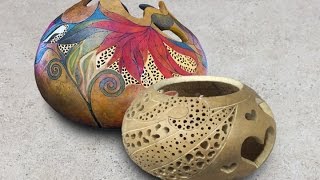 Create Beautiful Carved Gourds with the FiliPoint Burr [upl. by Odrude80]