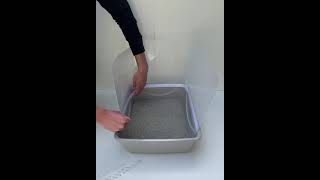 Cat Litter Box Pee Shields  How to use it [upl. by Richara822]