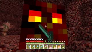 Minecraft Xbox 360 101 73  Nether Exploration Mining Glowstone With Fortune Pickaxe [upl. by Converse]