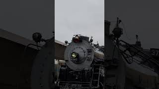 ATSF 3751 on Display at Los Angeles Union Station rings its bell [upl. by Aynna]