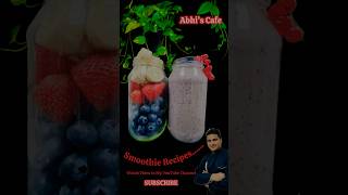 Berry Smoothie  Healthy Recipe…abhiscafe [upl. by Alphonsine591]