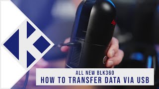 All new Leica BLK360 How to Transfer Data via USB [upl. by Atiuqin275]