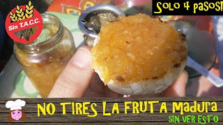 No tires la fruta madura sin ver este video  Mermelada casera sin gluten fácil en 4 pasos [upl. by Einon]