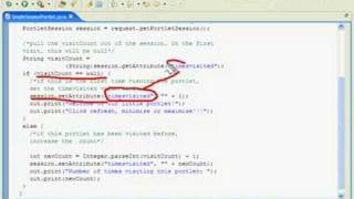 PortletSession How to Manage Portal User State Programatically in doView [upl. by Elirpa]