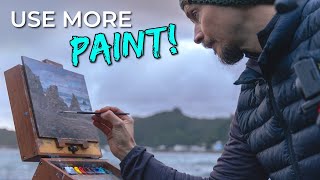 Painting TIP Working from life on the coast  En Plein Air TECHNIQUES [upl. by Anh]