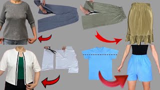 ✅💥 How to turn old clothes into stunning new clothes   passionate DIY fashion makeover ✂️🧵 [upl. by Yseult]