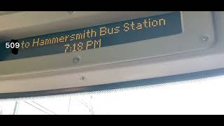 Throwback to 2000 Hammersmith bridge shuttle bus route 509 to Hammersmith Bus Station [upl. by Isma]