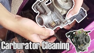 Carburator cleaning  Paano maglinis ng carb  EURO Sip 125 [upl. by Irahs147]