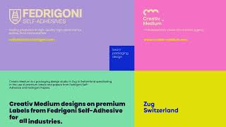 Creativ Medium  Designs Packaging on materials from Fedrigoni SelfAdhesives and Fedrigoni Papers [upl. by Naitsyrk146]