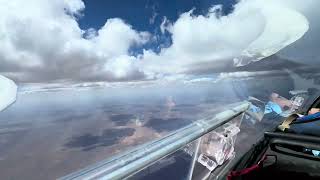 SOARING OVER NAMIBIA in Arcus M from Kiripotib with World Champion Wolfgang Janowitsch gliding [upl. by Yllop]