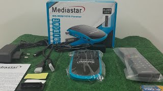 MediaStar MS1616 Forever CA H265 Digital Satellite Receiver l DLNA l 3G l 2x IR l 2xUSB l English [upl. by Etana]