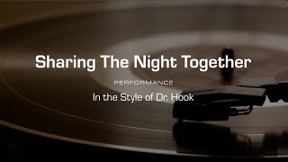 Karaoke Sharing The Night Together Dr Hook and The Medicine Show [upl. by Chang]