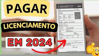 COMO GERAR O BOLETO DE LICENCIAMENTO DO SEU VEÍCULO EM 2024 [upl. by Verney999]